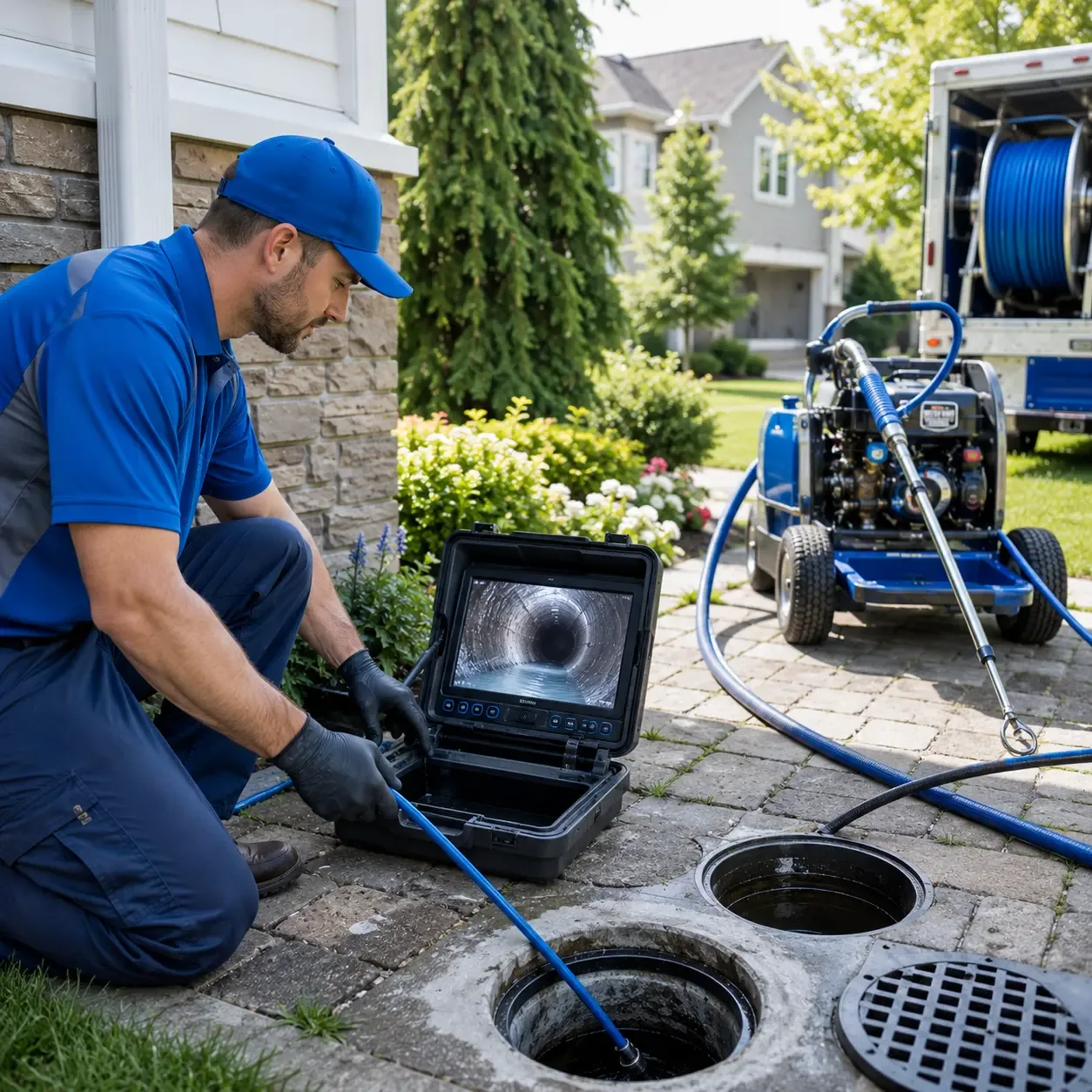 Outdoor drain cleaning professionals serving Williamsburg, IN